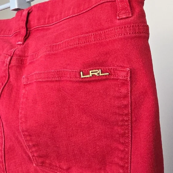 Lauren Jeans Co. Ralph Lauren – Jeans rouges Premium taille 8 - Picture 5 of 7